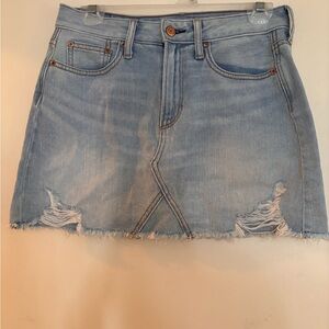 American Eagle Outfitters Blue Mini Pencil Skirt Night Out